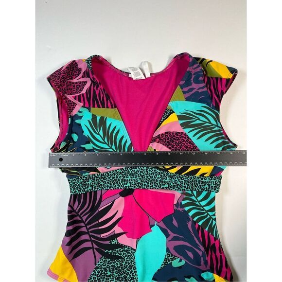 Bleu Rod Beattie Cap Sleeve Mio Jungle Book Swimsuit Bathing Suit Size 6 EUC - Picture 6 of 9